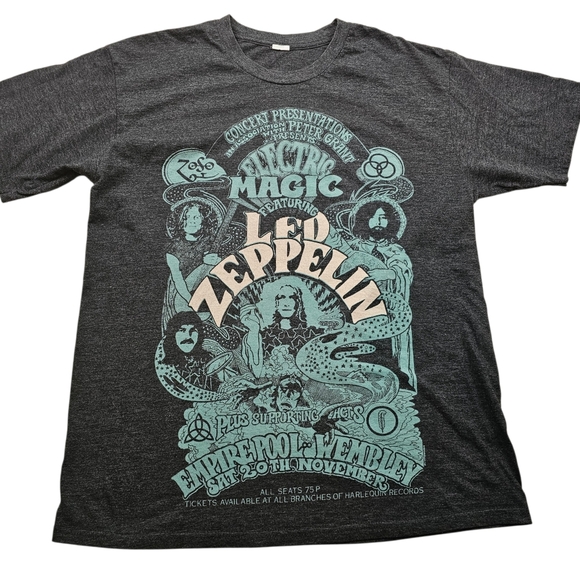 led zeppelin Other - Led Zeppelin Zoso Concert Tee Shirt In L